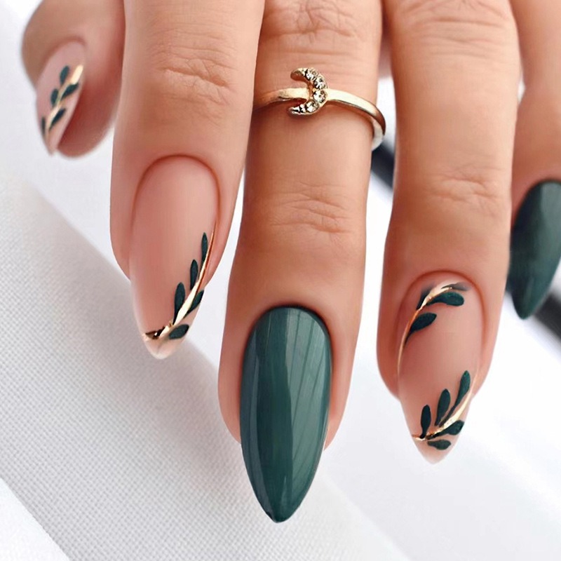 Kuku palsu panjang Medium, tek - Nail Art Pink ulasan dan harga