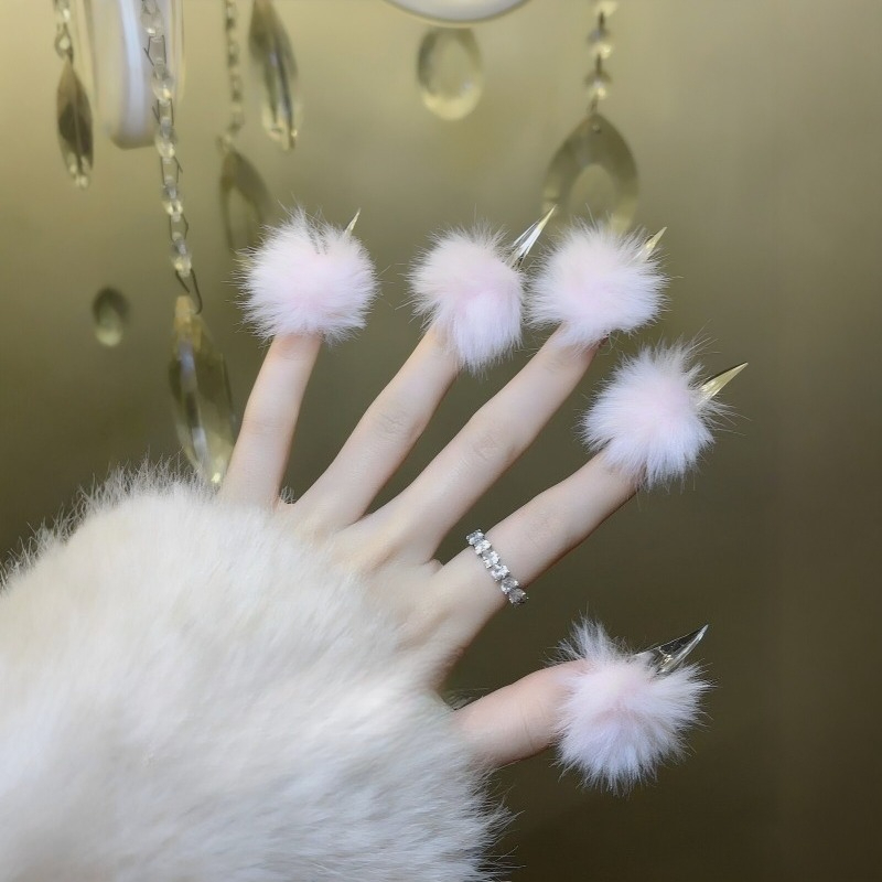 Kuku Palsu Model Cakar Kucing  - Nail Art Press On ulasan dan harga